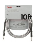 FENDER PROFESIONAL CABLE 3M WHITE TWEED