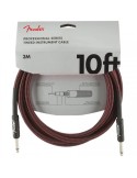 FENDER PROFESIONAL CABLE 3M RED TWEED