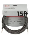 FENDER PROFESIONAL CABLE 4,5M GREY TWEED