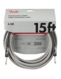 FENDER PROFESIONAL CABLE 4,5M WHITE TWEED