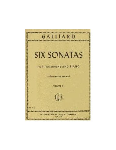 GALLIARD. Seis sonatas para trombon y piano Vol 2