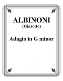 ALBINONI/GIAZOTTO. Adagio en Solm (Partitura Estudio)